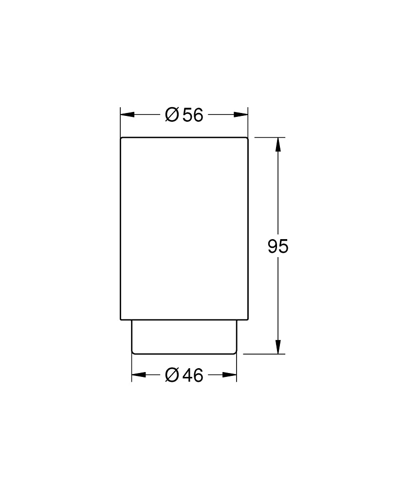 Grohe Selection Cam - 41029000 teknik çizim