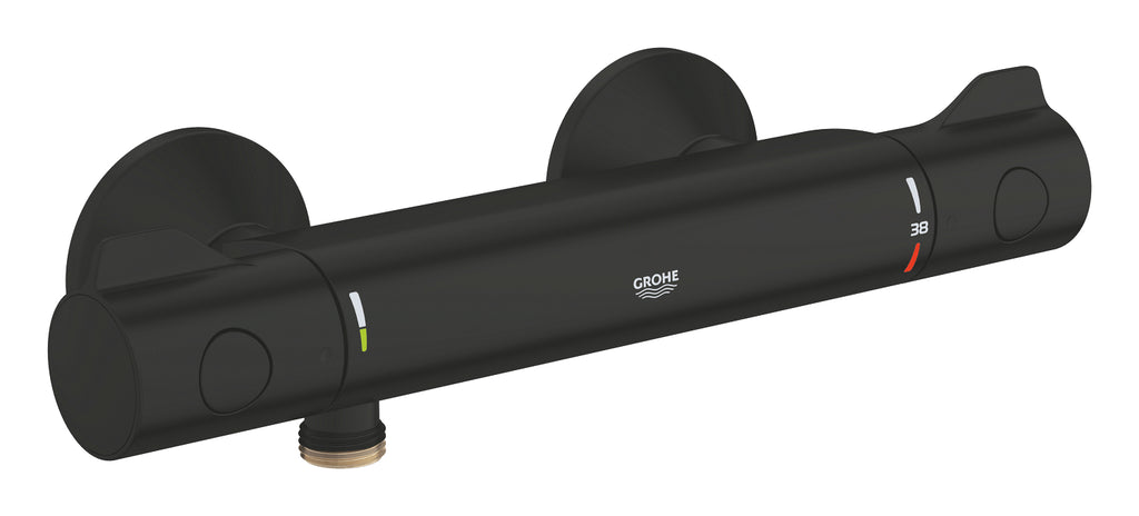 Grohe Grohtherm 800 Termostatik Duş Bataryası Mat Siyah - 1022022430