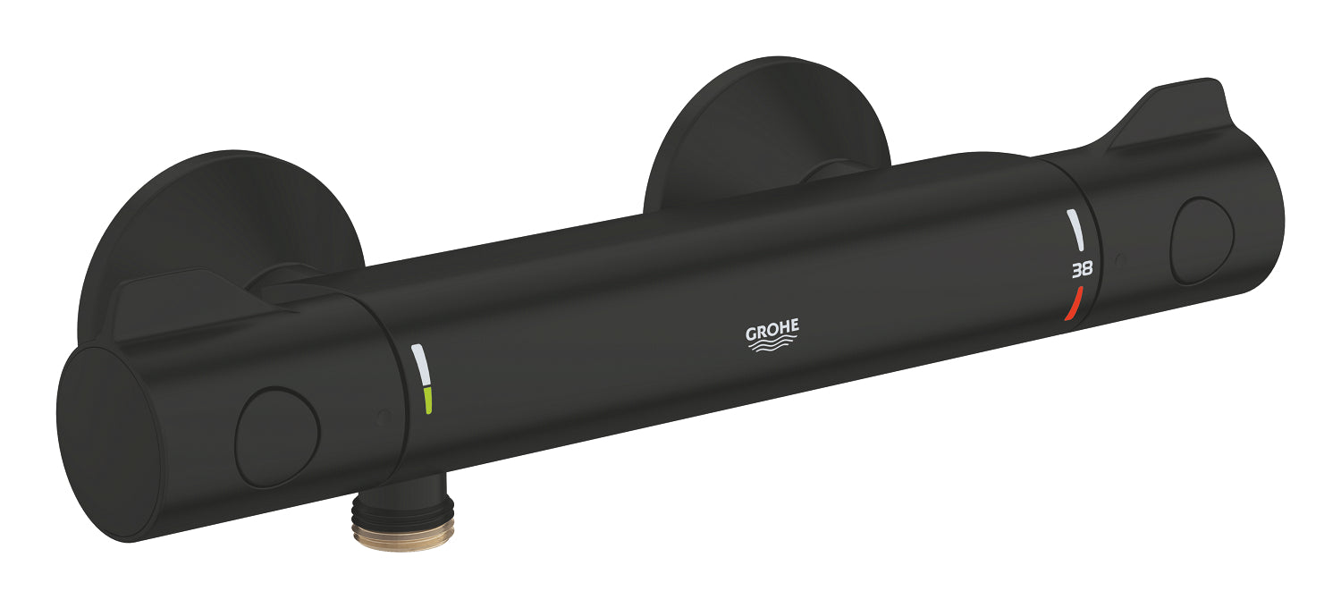 Grohe Grohtherm 800 Termostatik Duş Bataryası Mat Siyah - 1022022430