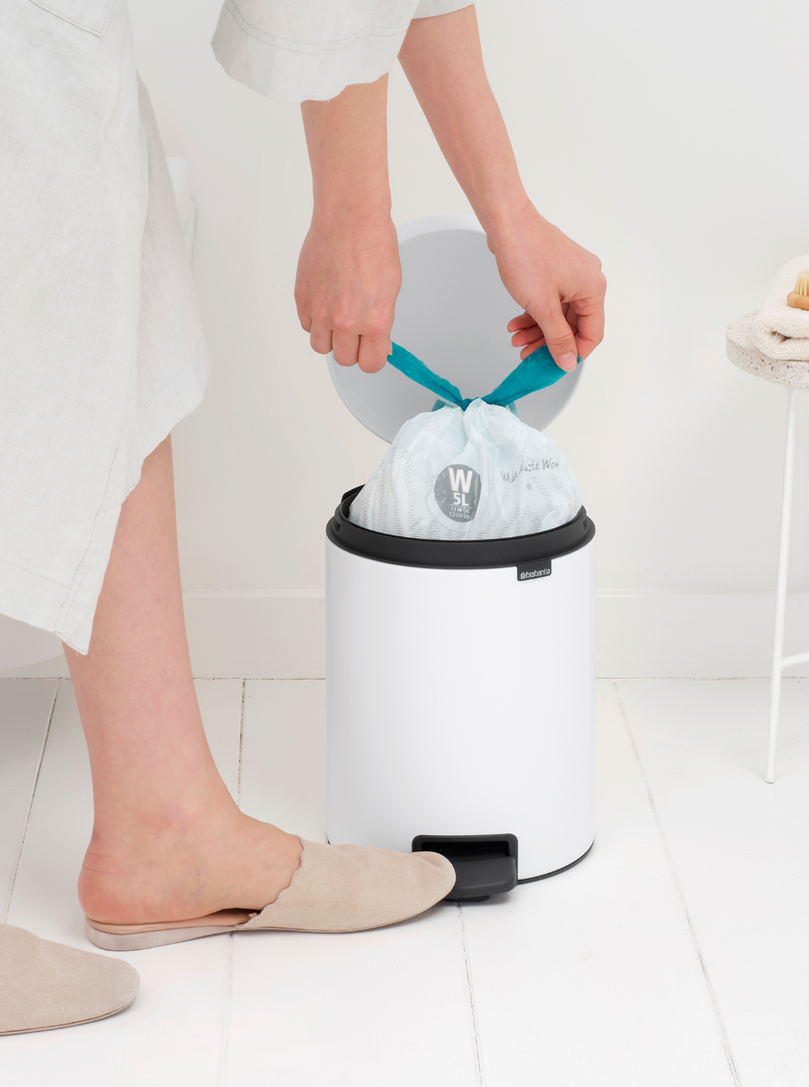 Brabantia Çöp Kutusu 5 litre Newicon Beyaz 112065