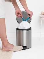 Brabantia Çöp Kutusu 5 lt Pedallı Newicon Fpp Mat Steel 112102