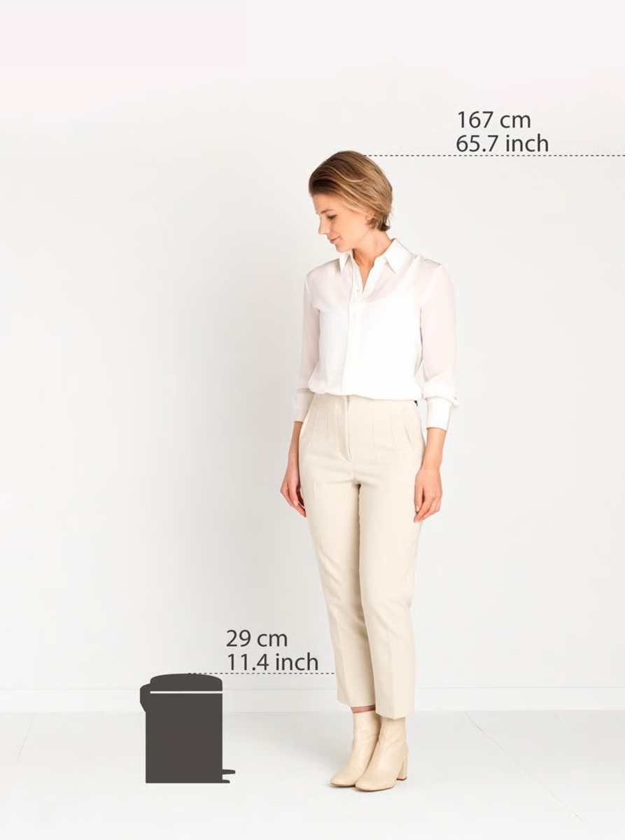 Brabantia Çöp Kutusu 5 lt Pedallı Newicon Fpp Mat Steel 112102