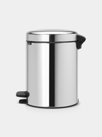 Brabantia Çöp Kutusu Pedallı 5 lt Parlak Çelik 112621