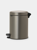 Brabantia Çöp Kutusu 5 litre Newicon Pedallı Platin 112683
