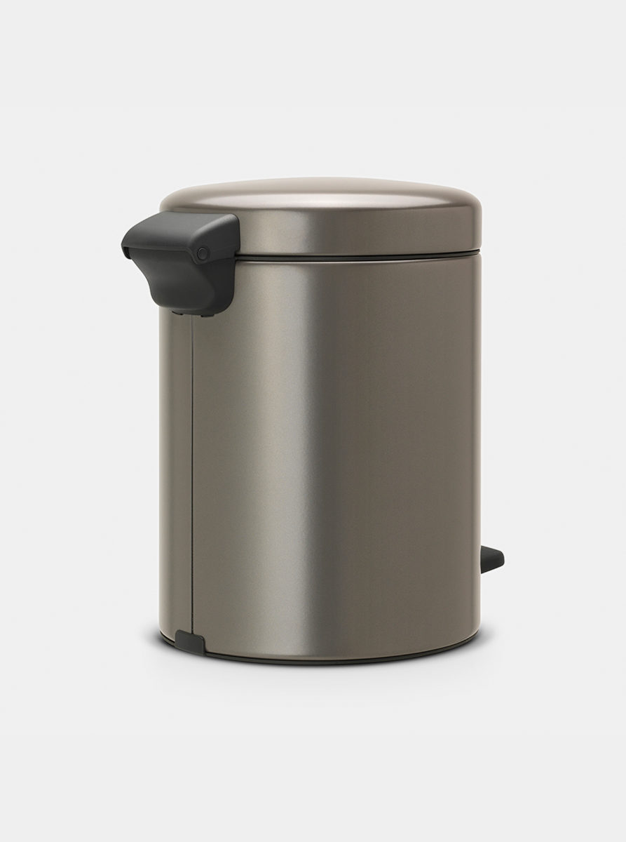 Brabantia Çöp Kutusu 5 litre Newicon Pedallı Platin 112683