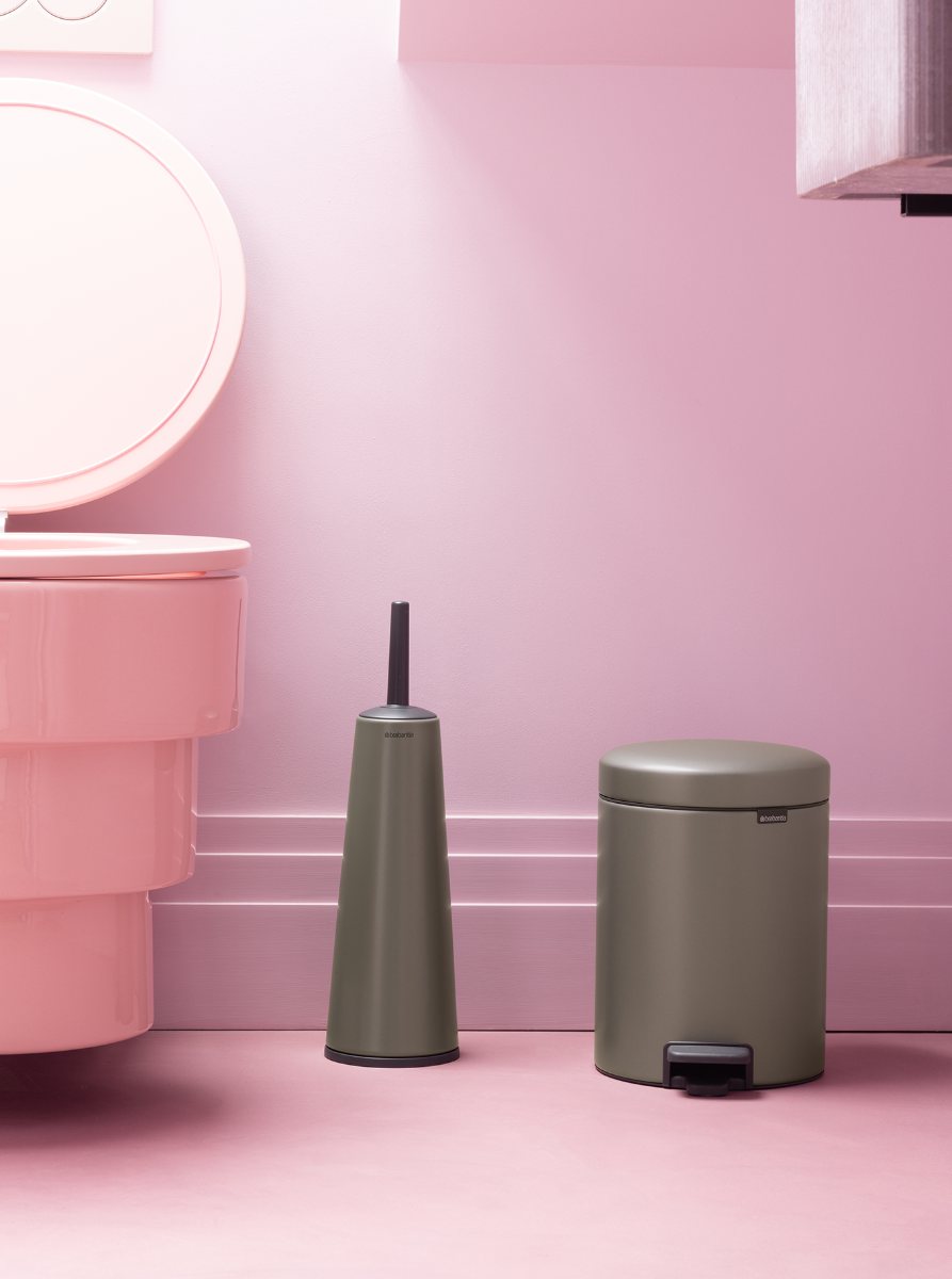 Brabantia Çöp Kutusu 5 litre Newicon Pedallı Platin 112683