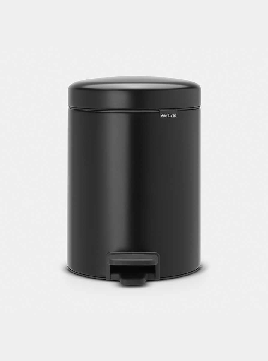 Brabantia Çöp Kutusu Newicon Pedallı 5 Lt  Matt Siyah 112928