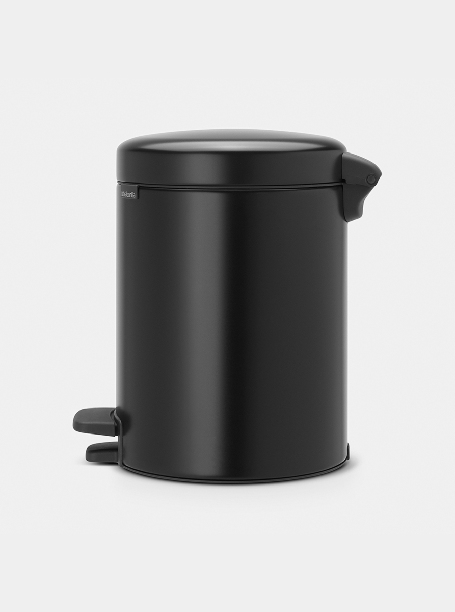 Brabantia Çöp Kutusu Newicon Pedallı 5 Lt  Matt Siyah 112928