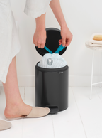 Brabantia Çöp Kutusu Newicon Pedallı 5 Lt  Matt Siyah 112928
