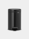 Brabantia Çöp Kutusu Newicon Pedallı 3 Lt  Matt Black 113321
