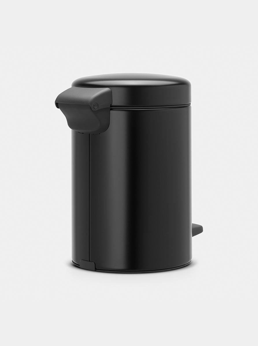 Brabantia Çöp Kutusu Newicon Pedallı 3 Lt  Matt Black 113321