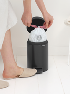 Brabantia Çöp Kutusu Newicon Pedallı 3 Lt  Matt Black 113321