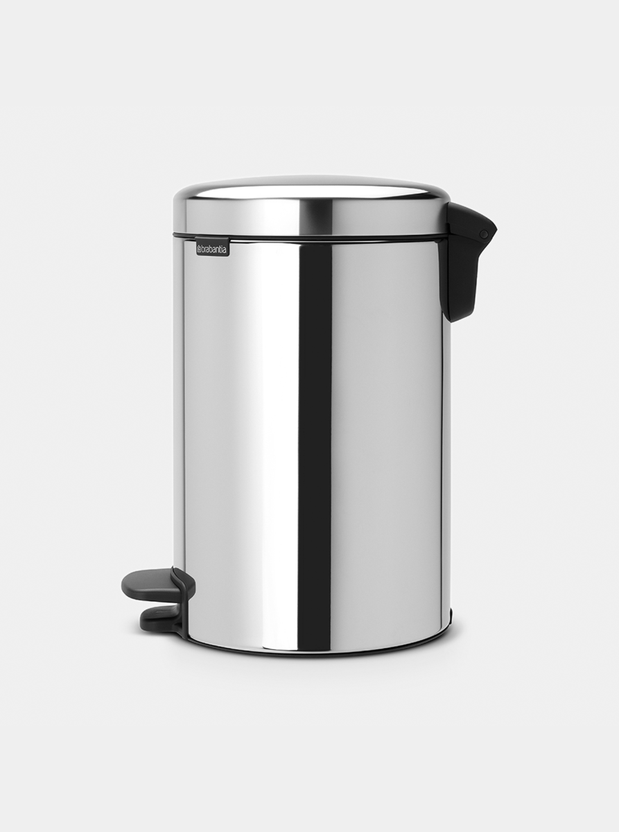 Brabantia Çöp Kovası Newicon Brillant Steel Pedallı Çöp Kutusu 12lt 113581