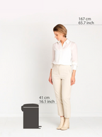Brabantia Çöp Kovası Newicon Brillant Steel Pedallı Çöp Kutusu 12lt 113581