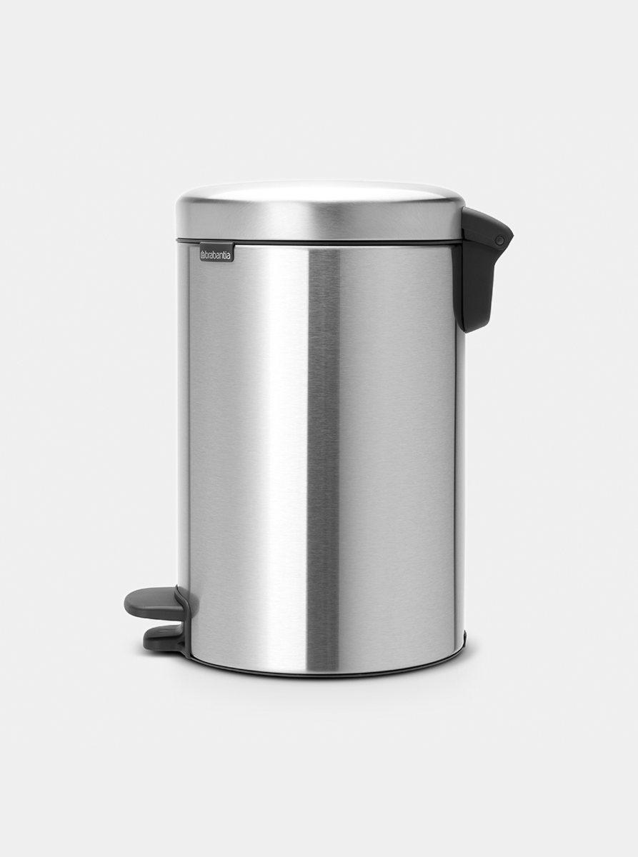 Brabantia Çöp Kutusu 12 litre Newicon Pedallı Mat Çelik