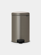 Brabantia Çöp Kutusu 20 litre Newicon Pedallı Platin 114045