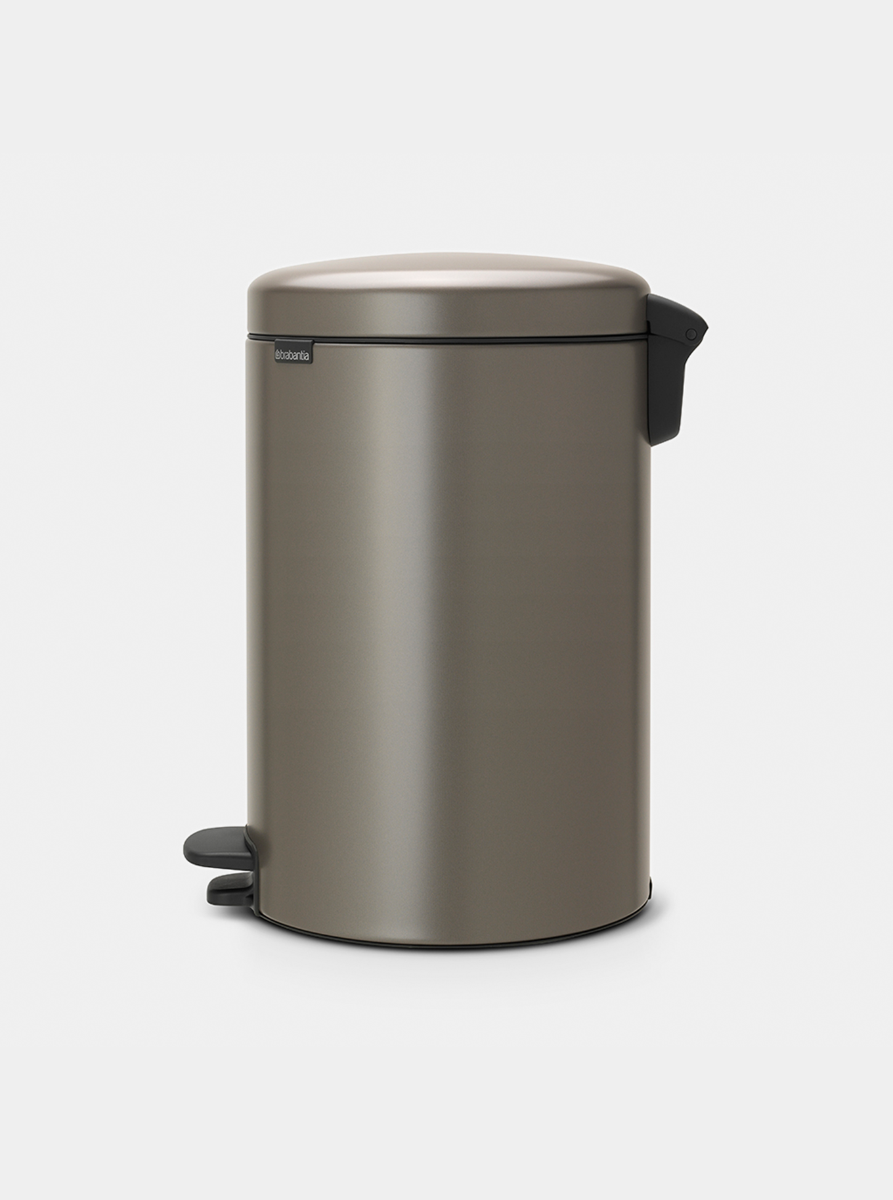 Brabantia Çöp Kutusu 20 litre Newicon Pedallı Platin 114045