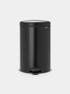 Brabantia Çöp Kutusu 20 litre Newicon Pedallı Mat Siyah 114106