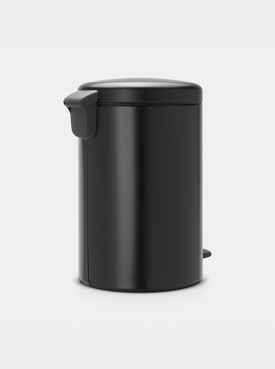 Brabantia Çöp Kutusu 20 litre Newicon Pedallı Mat Siyah 114106