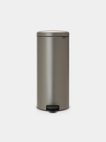 Brabantia Çöp Kutusu 30 litre Newicon Pedallı Platin 114441