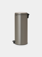 Brabantia Çöp Kutusu 30 litre Newicon Pedallı Platin 114441