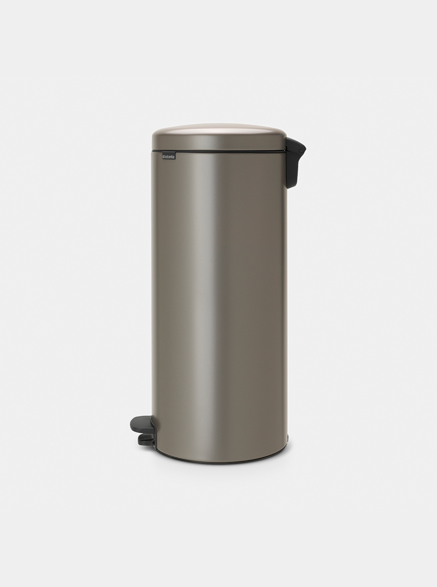 Brabantia Çöp Kutusu 30 litre Newicon Pedallı Platin 114441
