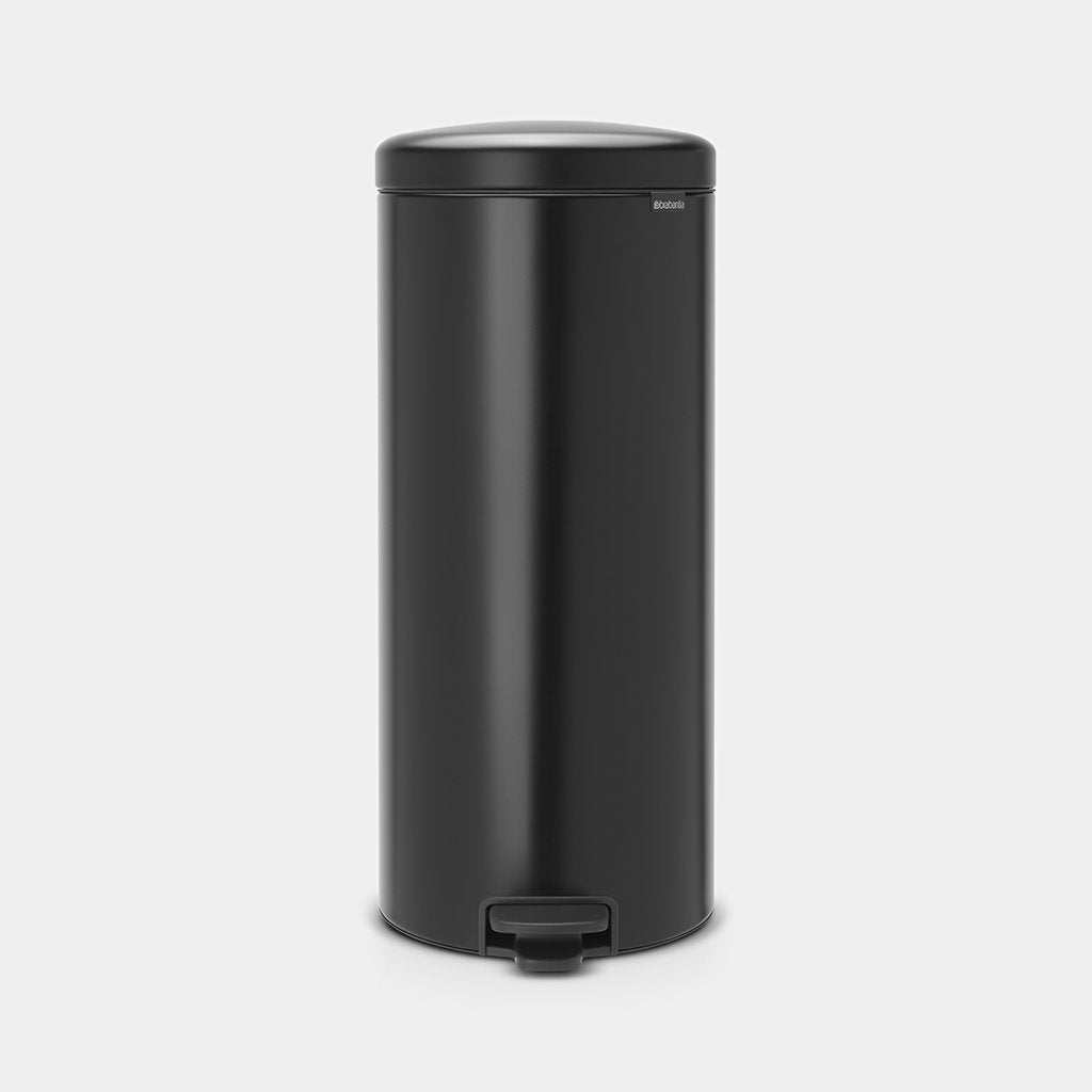Brabantia Çöp Kutusu 30 litre Newicon Pedallı Mat Siyah 114540