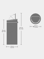 Brabantia Çöp Kutusu 30 lt Dokunmatik Touch Bin New Siyah 115301