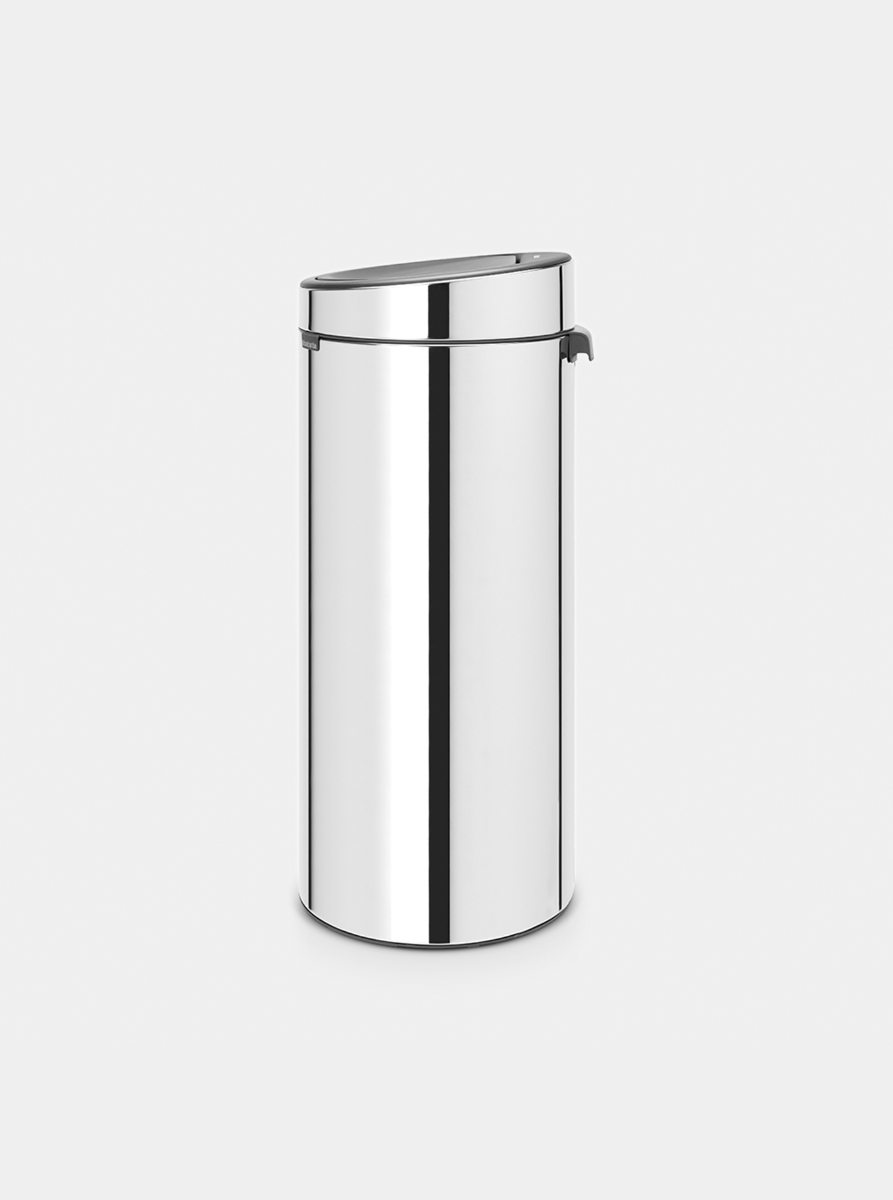 Brabantia Çöp Kutusu 30 litre Touch Bın New Dokunmatik Parlak Çelik 115325