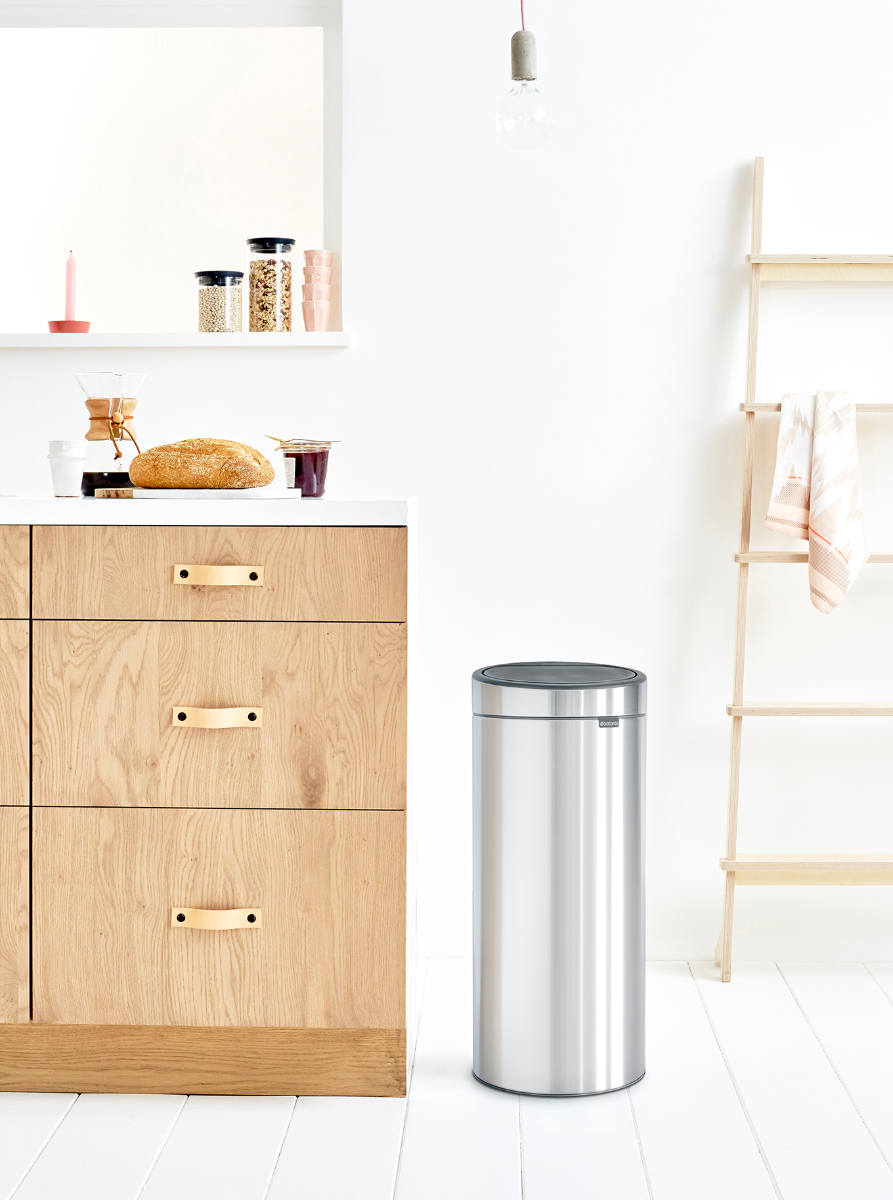 Brabantia Çöp Kutusu 30 lt Dokunmatik Touch Bin New Mat Çelik 115349