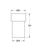 Grohe Diş Fırçalık Camı - 40254000 teknik çizim