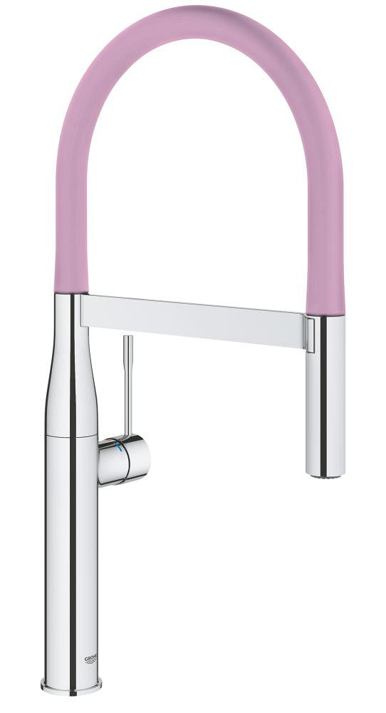 Grohe Eviye Bataryası Spiralli 2 Fonk. Essence Krom/Pembe- 124976