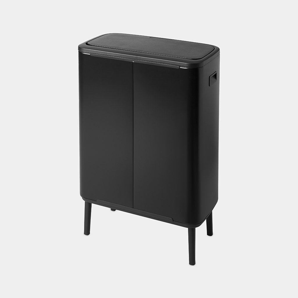 Brabantia Çöp Kutusu 30 + 30 lt Bo Touch Dokunmatik Kapak Mat Siyah 130625