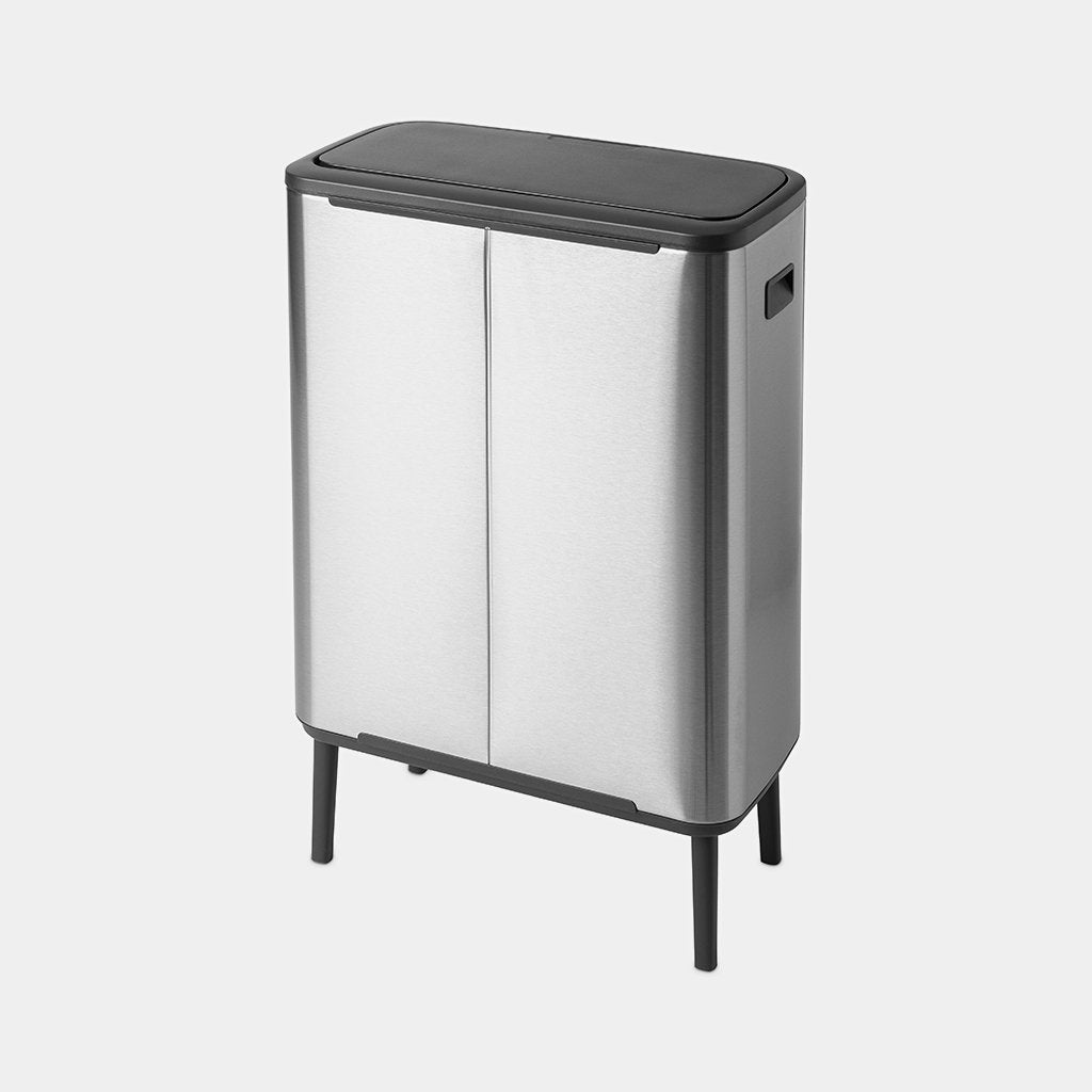 Brabantia Çöp Kutusu 30 + 30 lt Bo Touch Dokunmatik Kapak Mat Çelik 130649