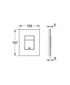 Grohe Skate Cosmopolitan Kumanda Paneli - 389160A0 teknik çizim