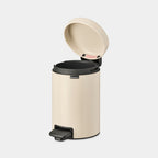Brabantia Çöp Kutusu 3 litre Newicon Pedallı Mat Bej 149887