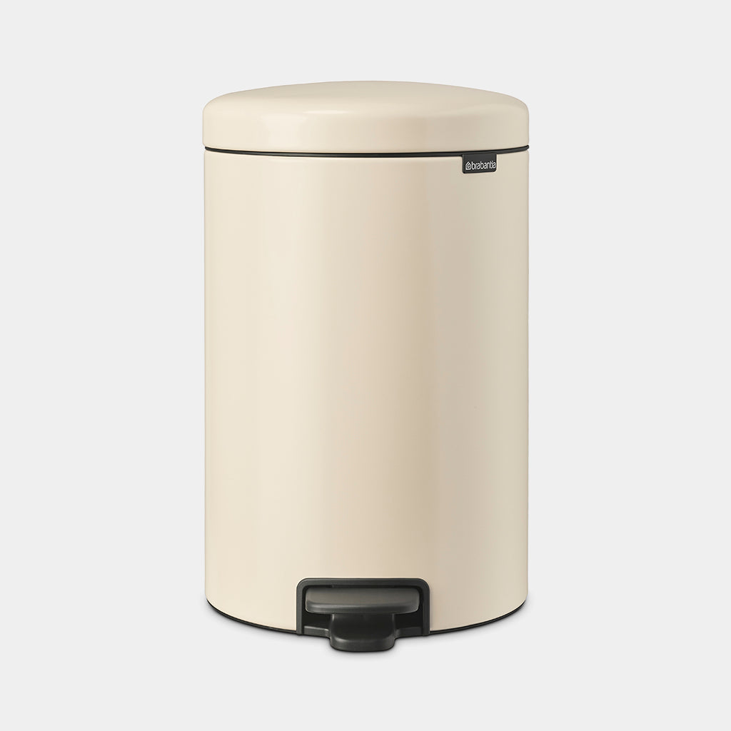 Brabantia Çöp Kutusu 20 litre Newicon Pedallı Mat Bej 149948