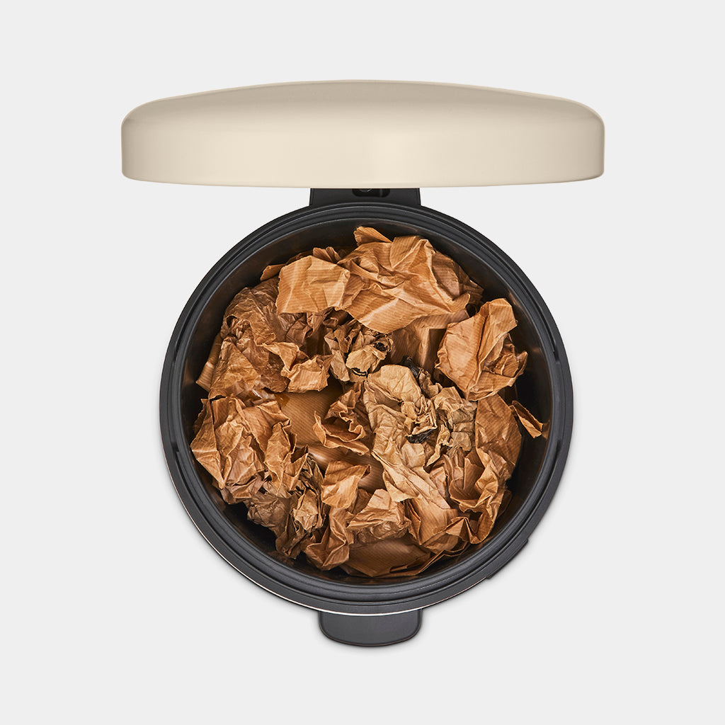 Brabantia Çöp Kutusu 20 litre Newicon Pedallı Mat Bej 149948