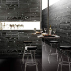 14oraitaliana Parke Seramik Uonuon White Positive Nero 20 x 120 cm