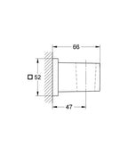 Grohe Euphoria Cube El Duşu Askısı - 27693000 teknik çizim
