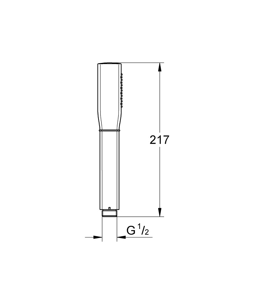 Grohe Grandera  Stick El Duşu 1 Akışlı - 26852000 teknik çizim