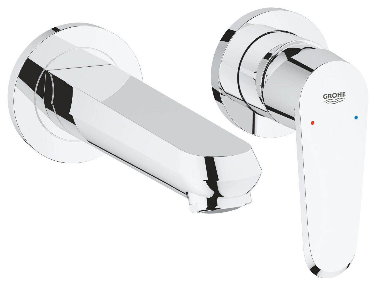 Grohe Eurodisc Cosmopolitan İki Delikli Duvardan Lavabo Bataryası - 19573002