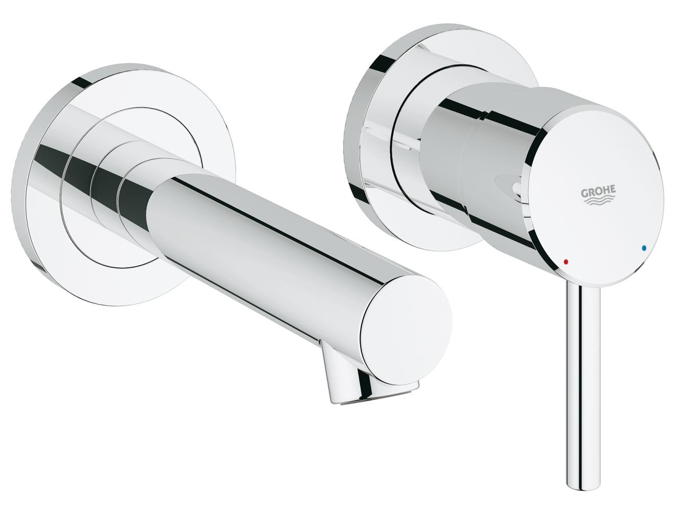Grohe Concetto İki Delikli Duvardan Lavabo Bataryası - 19575001