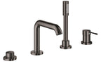 Grohe Essence Dört Delikli Küvet Bataryası Hard Graphite - 19578A01