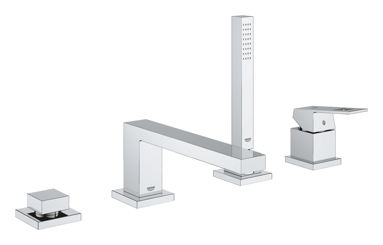Grohe Eurocube  4 Delikli küvet bataryası- 19897001