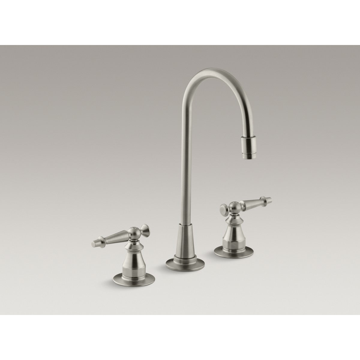 Kohler Eviye Bataryası Antique 3 Delikli , Fırçalanmış Nikel