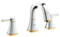Grohe Lavabo Bataryası 3 Delikli Grandera Krom/Altın - 20417IG0