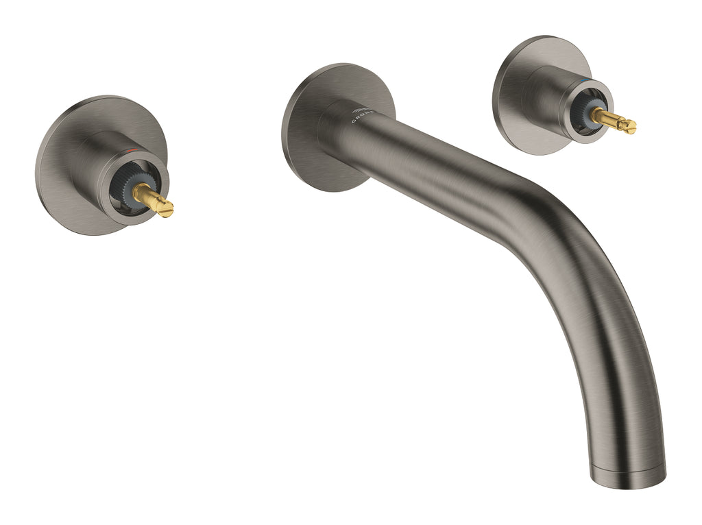 Grohe Atrio Private Collection 3 Delikli Duvardan Lavabo Bataryası M–Boyut Brushed Hard Graphite – 20587AL0