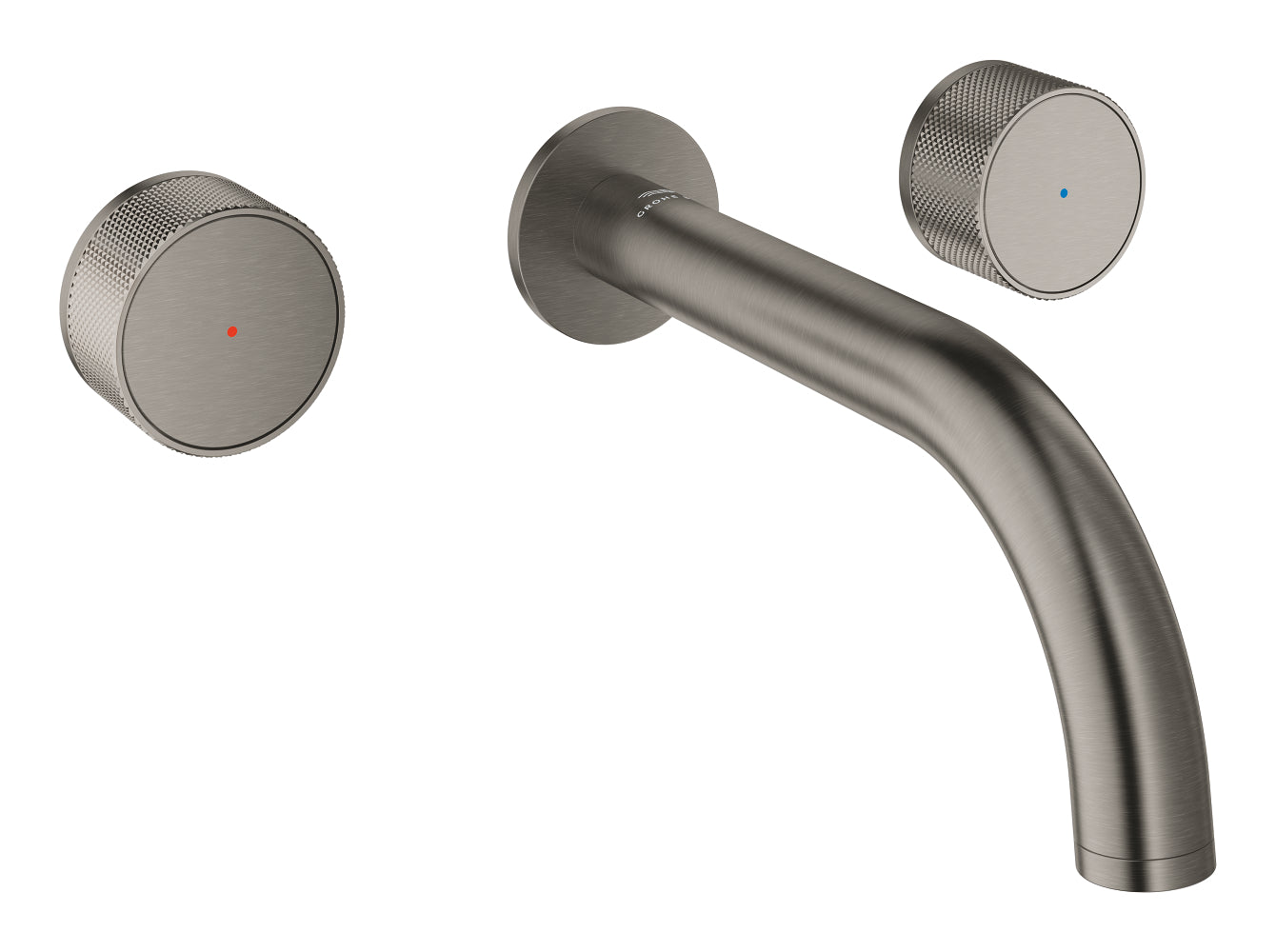Grohe Atrio Private Collection 3 Delikli Duvardan Lavabo Bataryası M Boyut Brushed Hard Graphite – 20589AL0