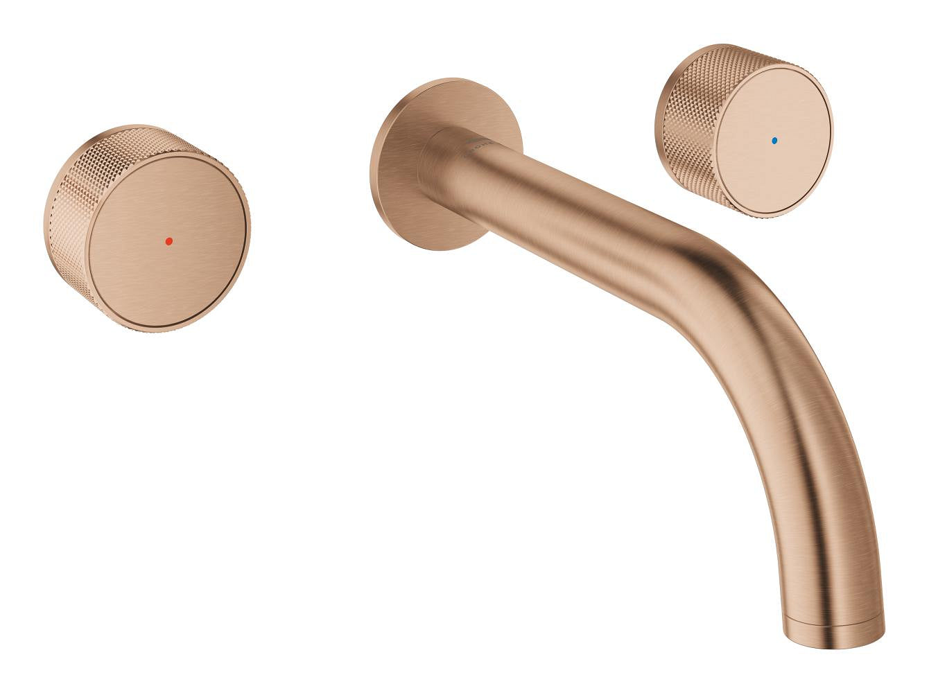 Grohe Atrio Private Collection 3 Delikli Duvardan Lavabo Bataryası M Boyut Brushed Warm Sunset – 20589DL0